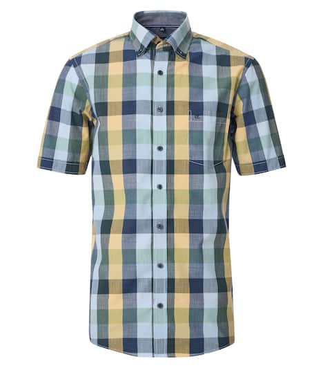 Freizeithemd Kurzarm kariert Comfort Fit