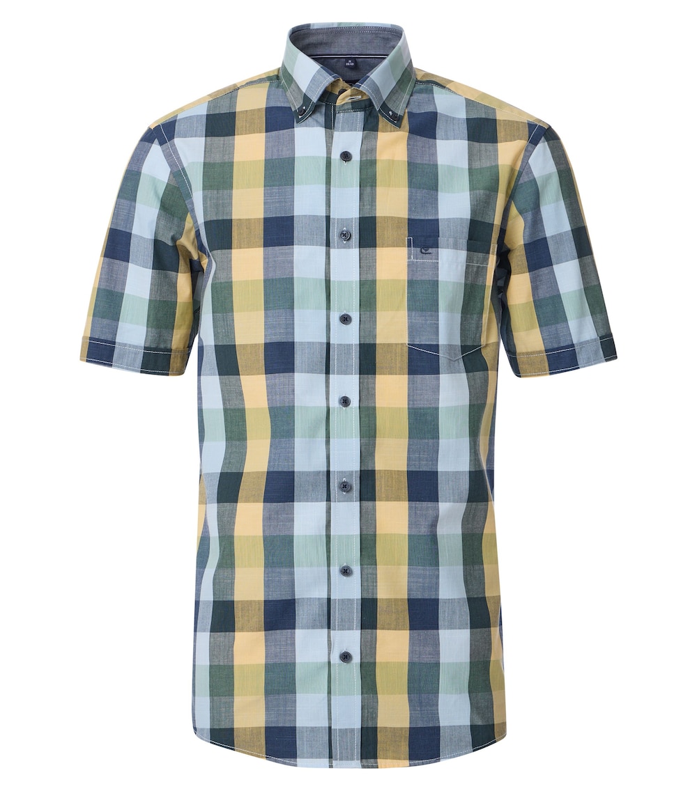 Freizeithemd Kurzarm kariert Comfort Fit