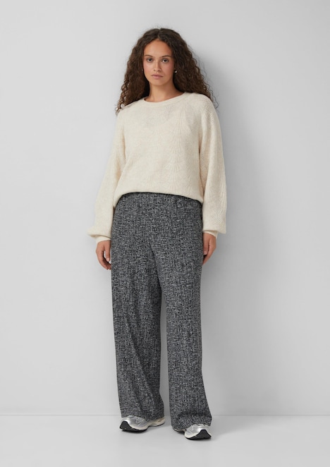 Pullover mit Ajourmuster