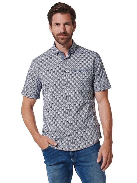 Kurzarm-Hemd gemustert