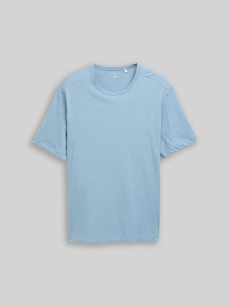 Basic T-Shirt aus Baumwolle