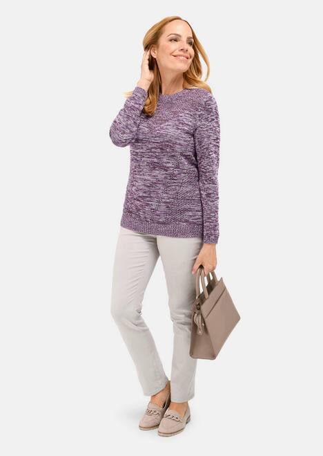 Pullover mit Glanzgarn