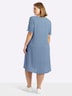 Kleid Kurzarm Ohne Kragen