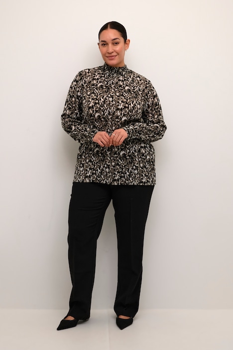 Langarm-Bluse Regular fit