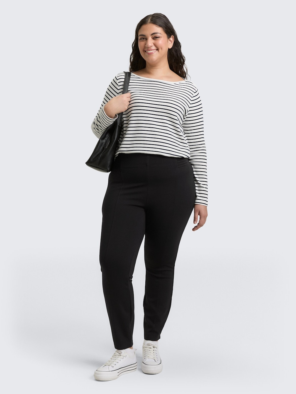 Tom Tailor Women PLUS Hosen & Chino Plus Size - Treggings Hose mit elastischem Bund