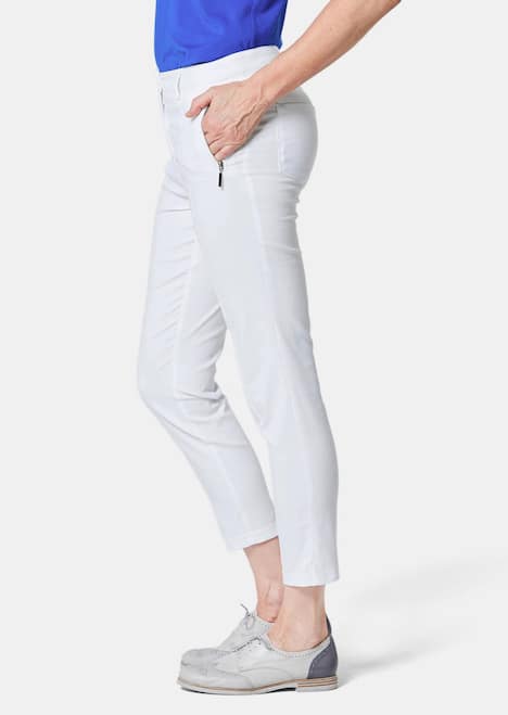 GOLDNER Broek Elastische broek met extra stiksels