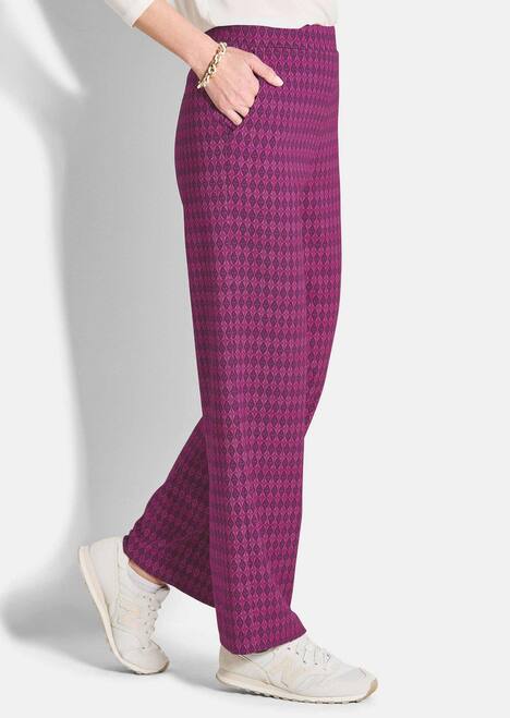 GOLDNER Gedessineerde broek VERA Gedessineerde broek VERA