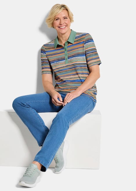 Jerseyshirt mit Ethno-Design