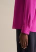 Damen Stehkragenbluse - Uni
