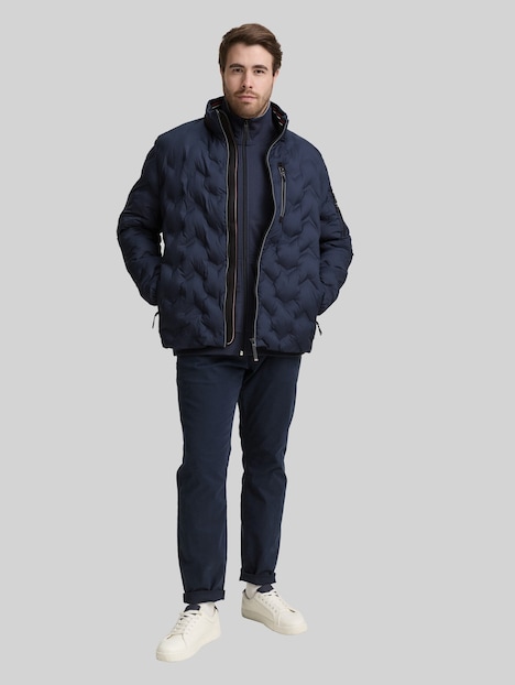 Hybrid Lightweight Steppjacke mit verstaubarer Kapuze