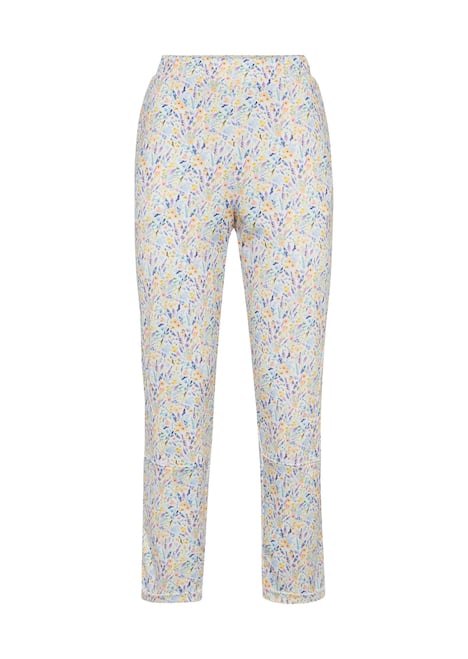 GOLDNER Broek met print Gedessineerde broek