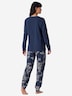 Schiesser Damen Schlafanzug Comfort Essentials admiral
