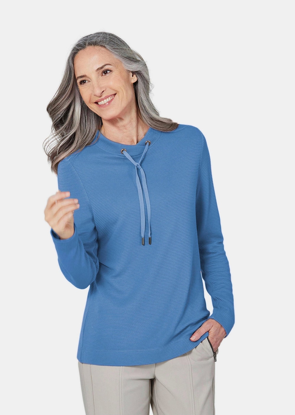 Sweatshirt mit Tunnelzug
