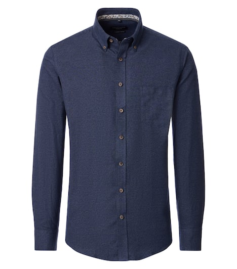 Freizeithemd uni Casual Fit