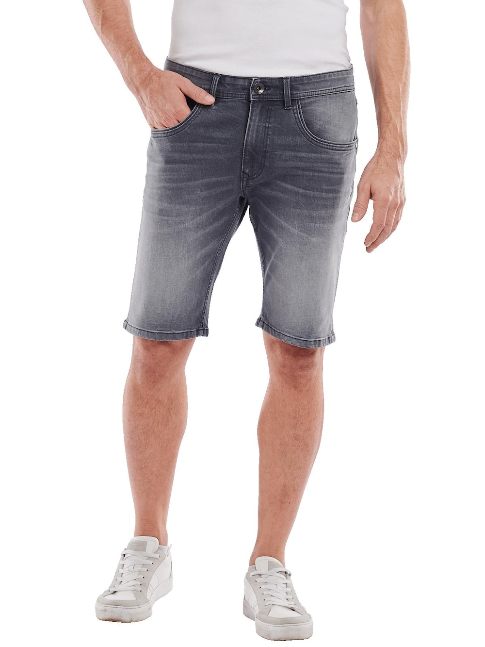 Herren Bermuda regular , Hellgrau