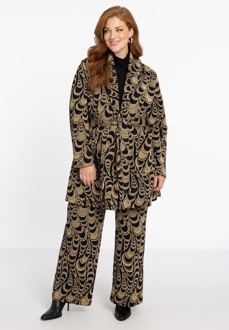 Jacke mit Schalkragen