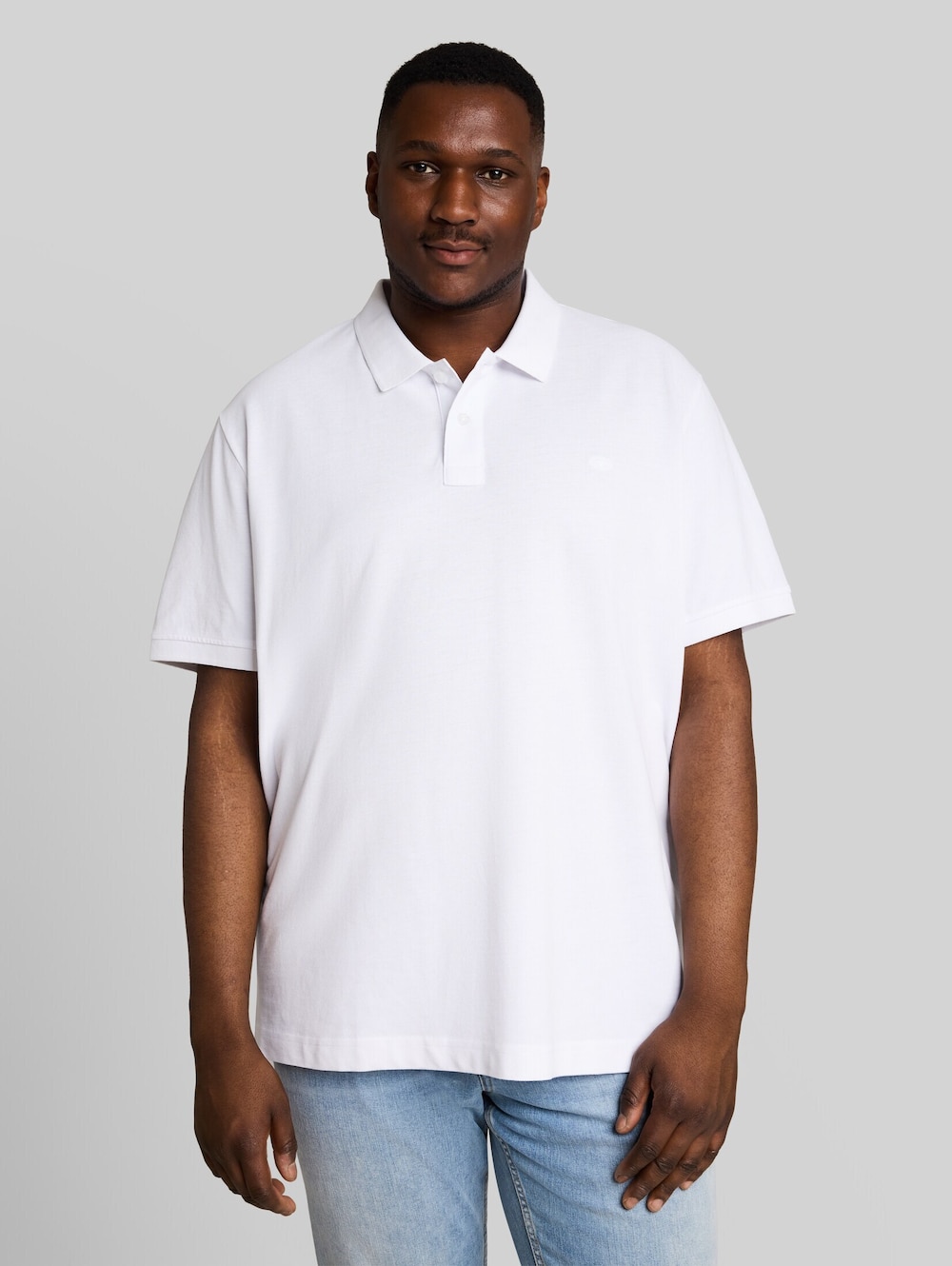 Piqué Poloshirt mit Logo-Stickerei