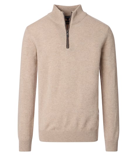 Troyer uni Basic Knitwear