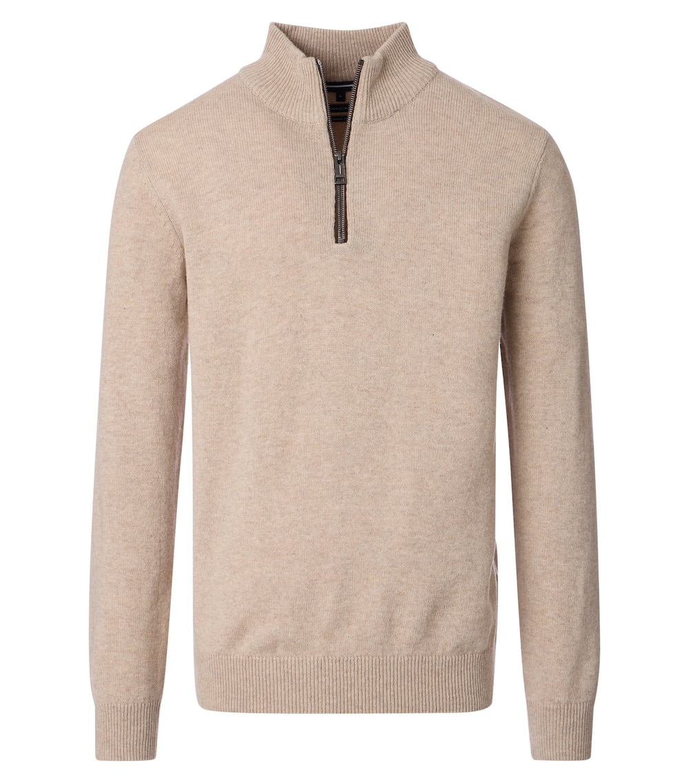 Troyer uni Basic Knitwear