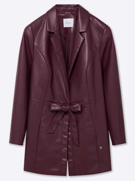 Jacke Langarm Uni Reverskragen