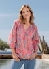Viskosebluse mit Paisley-Muster