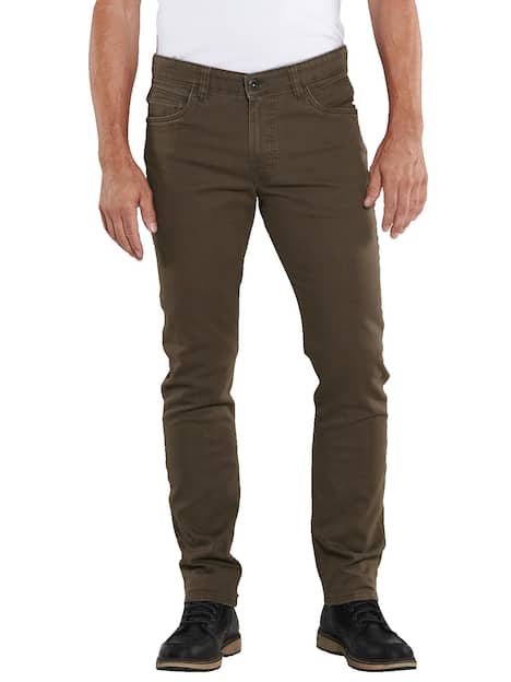 engbers Herren 5-Pocket-Hose regular , Hellbraun