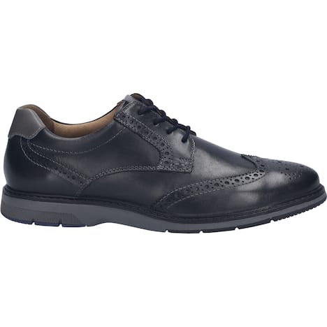 Herren Halbschuh Stuart 04, schwarz-kombi