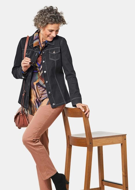 Zeitlose Jeansjacke mit tollen Details