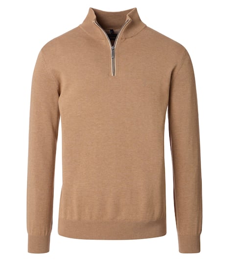 Troyer uni Basic Knitwear