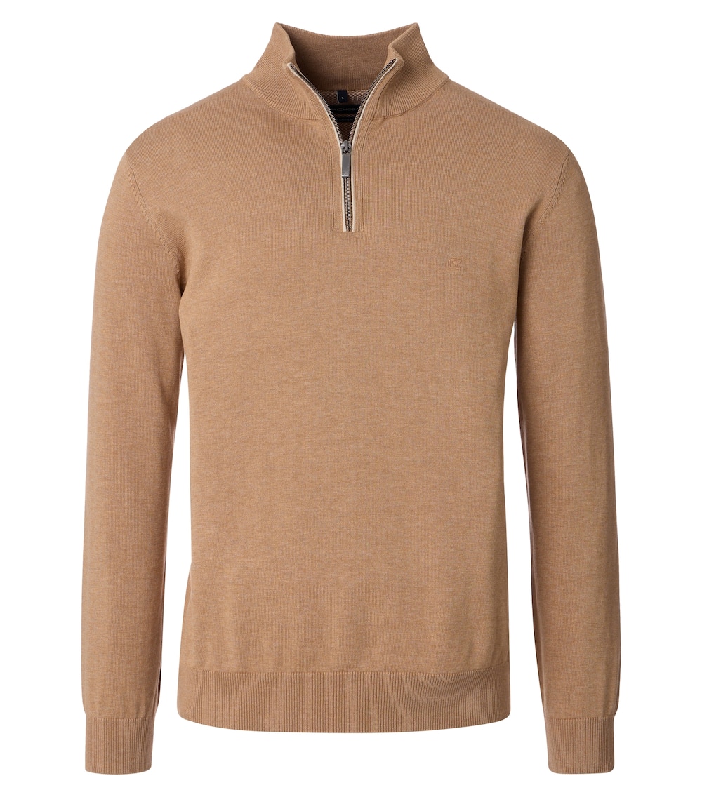 Troyer uni Basic Knitwear