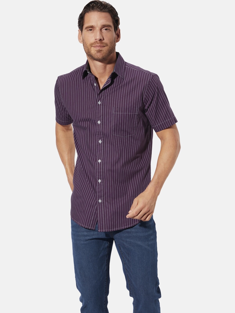 Overhemd Met Korte Mouwen NAPOLEO