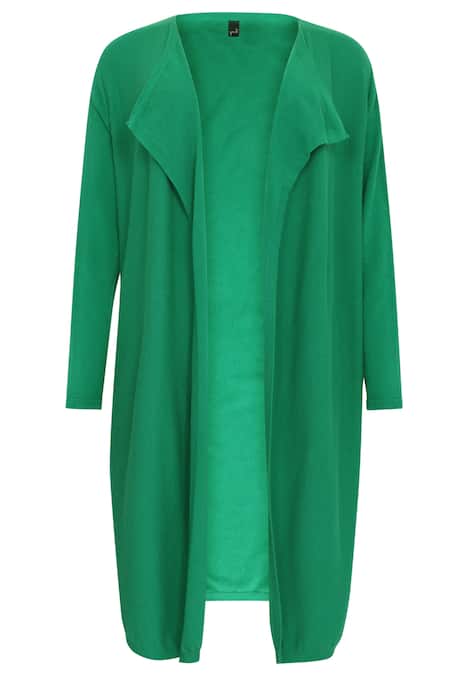 Strickjacke mit drapierter Front