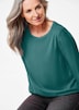 GOLDNER Schlupfbluse Blouse van luchtig chiffon