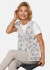 GOLDNER Jacquardvest Verbloemend jacquard tricot vest in hoogwaardige kwaliteit