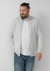 Baumwoll-Strickjacke mit Stehkragen und Logo-Patch