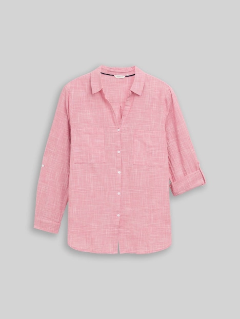 Bluse mit Brusttaschen