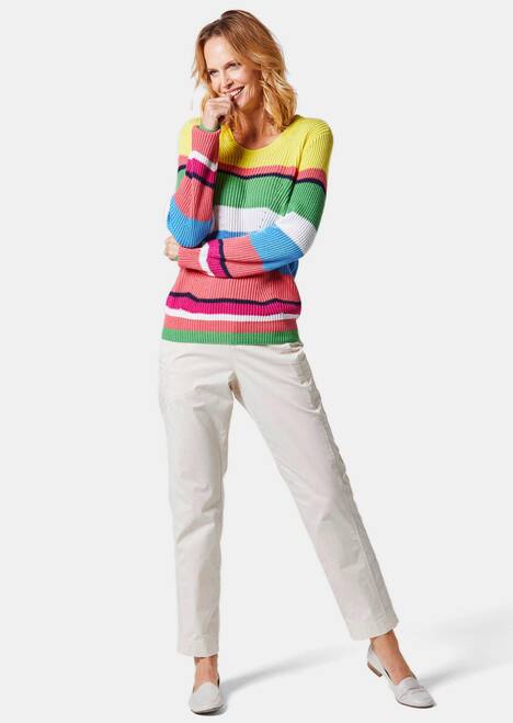 Pullover im Baumwoll-Mix