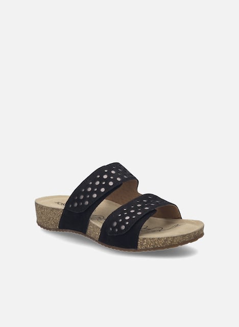 Damen Sandale Tonga 86, schwarz-kombi