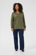 Langarm-Bluse Regular fit