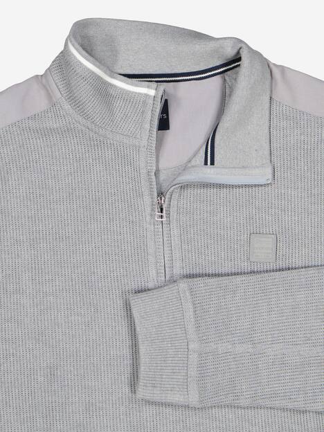 engbers Herren Sweatshirt regular , Silbergrau