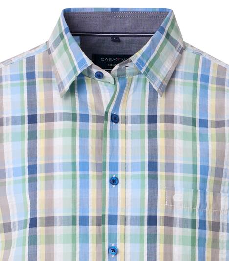 Freizeithemd Kurzarm kariert Comfort Fit