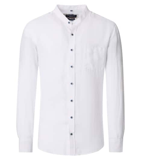 Leinenhemd uni Casual Fit