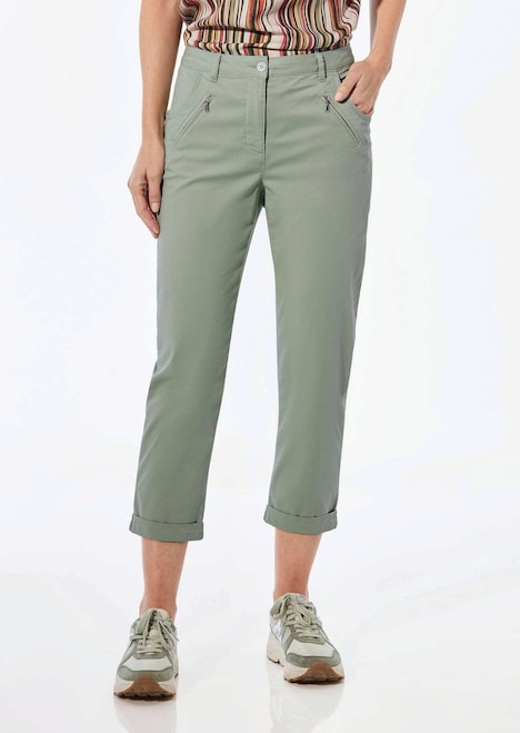 Lässige Chinohose mit weichem Peach-Finish