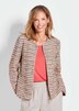 Elegante Bouclé-Jacke mit Multicolor-Design