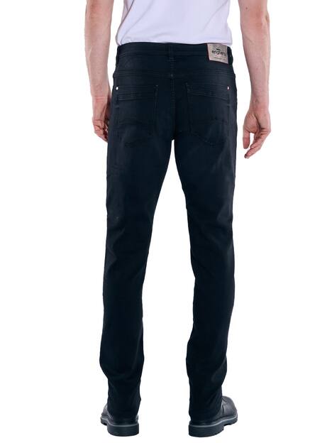 engbers Herren Super-Stretch-Jeans regular , Schwarz