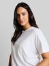 Boxy Fit T-Shirt mit Brusttasche