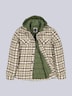 Herren Overshirt-Jacke , Oliv