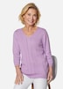 Superweicher V-Pullover in Leichtstrick
