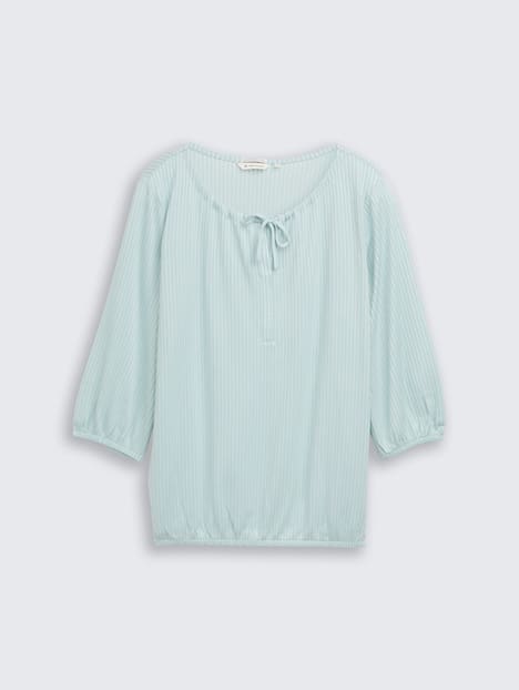 Bluse mit Streifenmuster