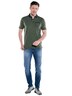 engbers Herren Polo-Shirt gestreift , Khaki